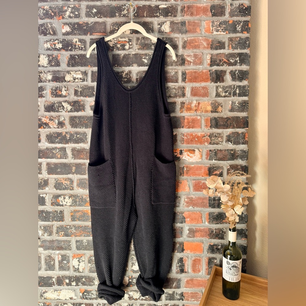 Free People Hailee sweater jumpsuit